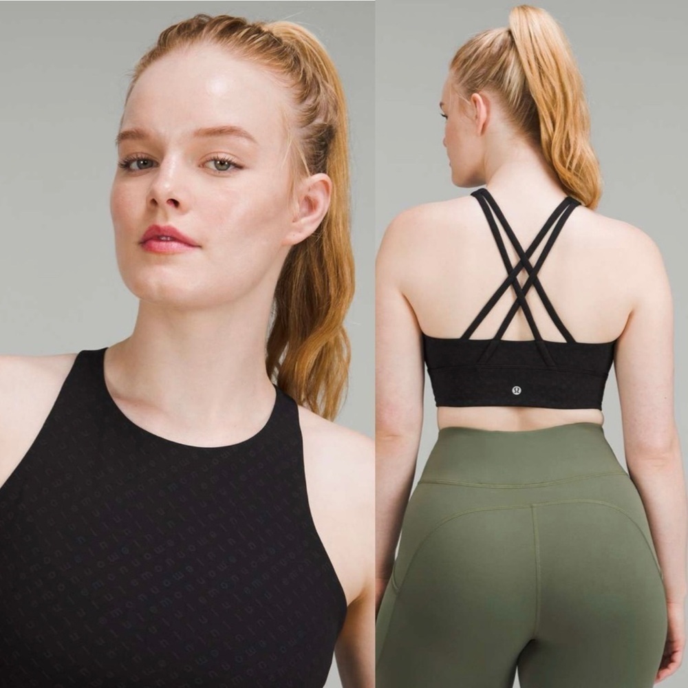 Lululemon Energy High-Neck Longline Bra | Size Small
